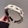 Diadema de calavera alta exquisita de alta gama para mujer 2023 nuevo estilo diadema temperamento de diamantes de imitación de alta calidad lavado de cara horquilla tocado