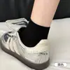 ¡100% Compatible con Zapatos de Verano y Birkenstock! Color Café con Leche Fresco y Suave~ Calcetines de Verano Sin Costuras para Mujer, Estilo de Algodón Delgado