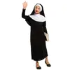 Disfraz de Monja Infantil para Carnaval de Todos los Santos Vestido de Fiesta para Niñas Disfraz de Escenario cosplay G-0357