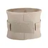 Cinturón de soporte lumbar transpirable unisex para el cuidado de la cintura postoperatorio, doble color negro y beige, Soporte de Espalda