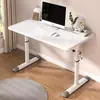Escritorio de computadora móvil para el hogar, dormitorio, sala de estudio, apartamentos pequeños, escritorio de estudio para niños y estudiantes, altura ajustable, escritorio de oficina simple