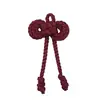 Colgante de lazo de cinta tejido a mano de tres capas, accesorio para cheongsam y ropa de estilo chino nuevo, decoración DIY para caja de regalo