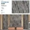 Losa de Roca Real Pulida Brillante de 1000X3000X9mm para Piso, Pared y Cubierta de Cocina, Azulejos Integrados de Losa de Roca para Toda la Casa
