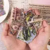 Pegatinas florales para materiales de decoración de empaques, estilo fresco y vibrante, adecuadas para diarios y cuadernos, premios, regalos y papelería para estudiantes de primaria y secundaria.