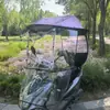 Toldo directo de fábrica para carrito de golf, cobertizo para coche a batería, sombrilla parasol, universal para las cuatro estaciones, protección solar y contra la lluvia para motocicleta