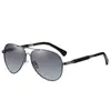 2022 nuevos lentes de sol polarizados Aolong lentes de sol fotocromáticos para conducir gafas de visión nocturna de metal con memoria para hombre A710