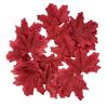 Simulación de hoja de arce, hoja de árbol falsa individual, foto de boda, flor de imitación de otoño, guía de camino, diseño de escena, lámpara de cadena, accesorios para fotos