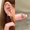 Colección Serie Colgante Clavos de Hueso de Oreja Pendientes de Tornillo de Acero de Titanio Perforación de Oreja para Mujer Pendientes de Clavo Coclear