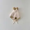 Gorro de Bebé Coreano Yipan Invierno Bola de Pelo Linda Gorro de Duende para Bebés y Niños Pequeños Cálido y Resistente al Frío Gorro con Protección para los Oídos de Bebé