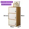 Gabinete Sencillo de Altura Ajustable con Puertas y Cerraduras, Gabinete de Almacenamiento, Archivador, Gabinete de Madera de Combinación Libre, Gabinete para Balcón