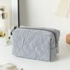 Bolsa de almacenamiento de cosméticos de color sólido para mujer, bolsa de cosméticos de gran capacidad, bolsa de almacenamiento para dormitorio de estudiantes, bolsa de almacenamiento para lavado de lápiz labial