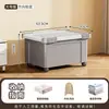 Caja de Almacenamiento de Plástico Engrosado con Ruedas, Caja de Almacenamiento Grande para el Hogar para Ropa y Colchas, Caja para Clasificar y Organizar