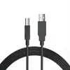 Fornecimento de fábrica cabo USB2.0 com núcleo de cobre para impressora de computador linha de dados preto padrão quadrado linha de impressão