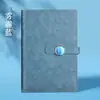 Caderno a5 logo personalizado escritório comercial caderno de alta aparência conjunto caixa de presente couro macio fivela planejador