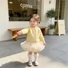 Nuevo Suéter Infantil Flores Hechas a Mano Primavera para Bebé y Niño Pequeño Cárdigan Tejido Color Sólido Elegante Ropa Exterior de Primavera y Otoño para Niñas