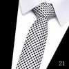 Corbata para Hombre para Negocios y Boda, Rayas Jacquard Puntos Flecha Formal Poliéster Seda para Novio y Padrino
