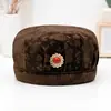 Nuevo Estilo de Gorro Cálido de Invierno para Madres de Mediana Edad y Mayores, Gorro de Lana Engrosado a Prueba de Viento para Señoras Mayores, Gorro de Algodón Tejido para Abuelas