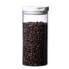 Pote de Vidro a Vácuo Selado com Tampa Plástica para Armazenamento de Café Grãos de Vidro para Venda por Atacado Caixa de Armazenamento para Cozinha Doméstica Grãos de Café