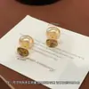 Brincos Quadrados Geométricos Elegantes com Pedras de Zircônia Brilhantes para Mulheres, Brincos da Moda Elegantes, Novo Estilo Quente 2025, Alta Qualidade