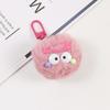 Llavero de bola de pelo de color lindo pasador de pelo BB expresión de peluche funda para teléfono móvil funda para auriculares colgante accesorios para mochila de estudiante