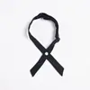 Collar Decorativo Ajustable para Chica JK Corbata de Uniforme Escolar Tailandés Corbata de Lazo Cruzado Solapa de Flor Chica Tabú Mismo Estilo Estilo Universitario
