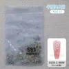 Abanico Rey Brillante con Diamantes Ss4 Ab Sueltos Transparentes Redondos Flatback Aurora Symphony Cristales para Uñas Rhinestones