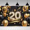 Novo Tecido de Fundo Feliz Aniversário Transfronteiriço Festa Carnaval Série Principal Decoração de Cena Faixa de Aniversário