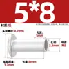 GB873 remache de aluminio cabeza plana grande remache semitubular cabeza semirredonda remache hueco cabeza redonda M2M2.5M3M4M5M6