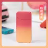 Nuevo Encendedor Inflable de Inyección Directa de Color Degradado Encendedor Creativo a Prueba de Viento con Llama Roja Regalo Publicidad Personalizable con Logo