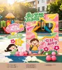 Decoração de cena de abertura para escola primária e jardim de infância, atividades de sala de aula que melhoram a atmosfera, decoração para sessão de fotos, painel KT para exibição