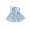 [Esgotado, Sem Reposição] Blusa Boneca Mdd Feminina Doce Renda Estilo Francês Manga Bufante Top Infantil Bebê