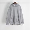 Sudadera con capucha transfronteriza europea y americana 2025 otoño e invierno nuevo estilo callejero neutro polar suelto con solapa pantalones sudadera con capucha