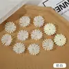 Acessórios de peças de flor de crisântemo pequeno de simulação de fábrica pétalas de margarida diy flores de seda semi-acabadas adereços de flor de adorno de cabeça decorativo