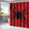 Amazon Halloween Murciélago Fantasma Cortina de Ducha para Baño Hogar Impermeable a Prueba de Moho Cortina de Ducha Cortina de Ducha para Separación de Inodoro