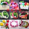 Flor de Tejido Luminoso LED Flor de Espuma Guirnalda Infantil Diadema Estilo Étnico de Viaje Suministro de Yiwu Guirnalda Luminosa