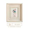 Arte Floral Chang Yu: Pintura Decorativa Moderna de Alta Gama Estilo Francés Color Crema para Sala de Estar, Comedor, Vestíbulo y Dormitorio