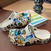 Zuecos de Eva para Hombre Verano Ropa de Exterior Antideslizantes Chanclas de Dedo del Pie Sandalias Deportivas para Conducir Playa Talla Grande