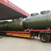 Suministro de fábrica garantía de calidad tanque de almacenamiento de aceite de doble capa de 20 metros cúbicos rendimiento estable tanque de aceite enterrado para gasolinera