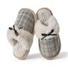 Pantufas de Algodão da Moda de Alta Qualidade 2025 Outono e Inverno Novas Pantufas Quentes Peludas Antiderrapantes para Casa Interna Sapatos de Algodão Meia-Pantufa