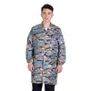 Abrigo Azul de Manga Larga, Ropa Resistente a Manchas y a Prueba de Polvo, Ropa de Trabajo para Transporte de Fábrica, Ropa de Trabajo de Protección Laboral, Abrigo