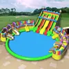 Parque Aquático Inflável Piscina de Pesca Grande Parque Doce ao Ar Livre Piscina Infantil Quadrada Barraca Castelo Escorregador