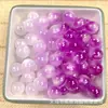 Cuentas Blancas de 10 mm Ojo de Gato de Imitación Resina Cuentas Redondas Ojo de Gato Cuentas Sueltas Hecho a Mano DIY Cadena para Teléfono Collar Pulsera Cuentas