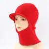 Gorro de Punto con Capucha Personalizado para Ciclismo al Aire Libre en Invierno, Protector de Cuello Cálido, Bufanda para el Cuello, Protección Auditiva Integrada, Pasamontañas