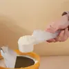 Cuchara medidora de café deslizante, embudo para café liofilizado, cuchara para preparar de mango largo, cuchara especial para leche en polvo y proteína en polvo