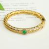 Pulsera de Ágata Roja Aiyu Pulsera de Ágata Verde Calcedonia Vintage para Mujer Venta al por Mayor de Fábrica Transmisión en Vivo Dropshipping S3100806