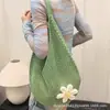 2025 Verano Tendencia Caliente Playa Viaje Moda Popular Tejido Vacaciones Bolso de Hombro Tejido Casual Versátil