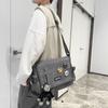 Bolsa para Tutoria de Aluno do Ensino Fundamental, Bolsa de Ombro Único para Jovens, Bolsa Transversal Casual, Mochila para Aluno do Ensino Médio, Bolsa de Ombro Único Masculina