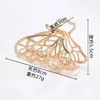 Presilha de Cabelo para Mulheres de Pequeno Comércio Yiwu, Presilha de Garra Grande para Cabelos Grossos, Presilha de Garra de Liga com Acabamento de Luxo, Acessório de Cabelo Presilha Tubarão