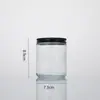 Frasco de Vidrio Transparente para Crema de 120ml Taza para Vela Marrón Frasco de Borde Recto de 250ml Botella Marrón para Aromaterapia Portavelas Venta al Por Mayor