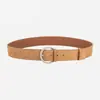 En stock Cinturón Artístico Retro para Mujer Mate de Alta Gama Piel Genuina Versátil para Jeans Cinturón Decorativo Personalización para Mujer
